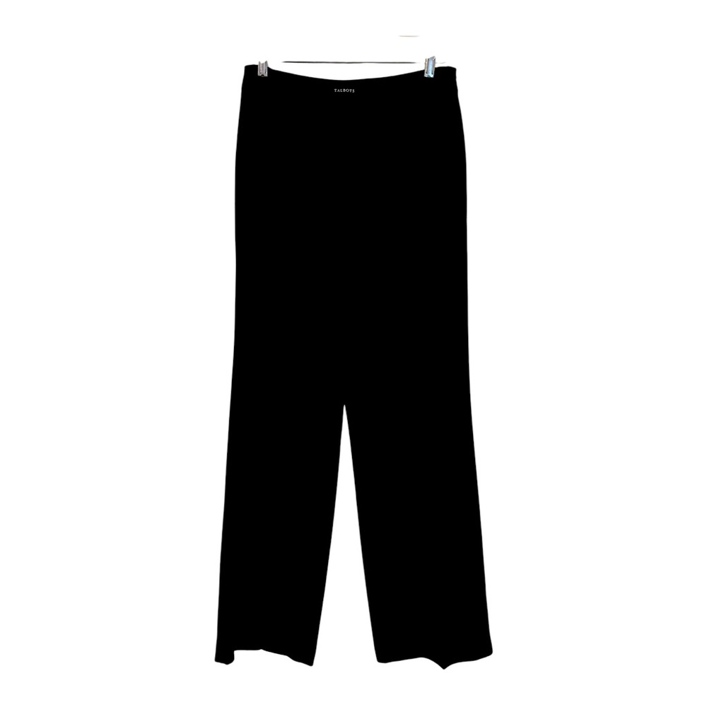 Talbots Hollywood Black Wide Leg Dress Pants